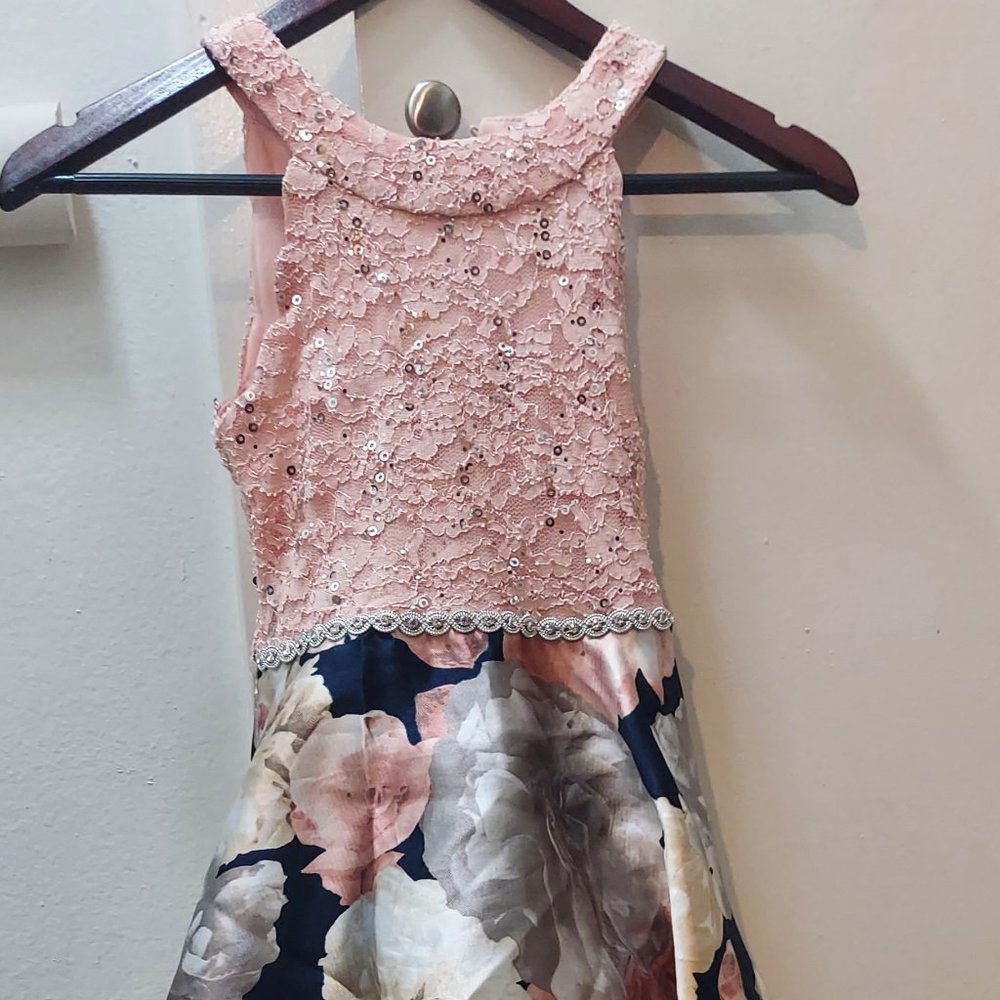 Speechless Kids Formal high low dress.